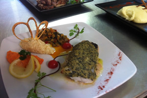 le cabillaud du traiteur la lucques